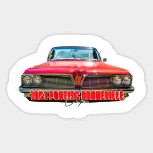 1961 Pontiac Bonneville Coupe Sticker